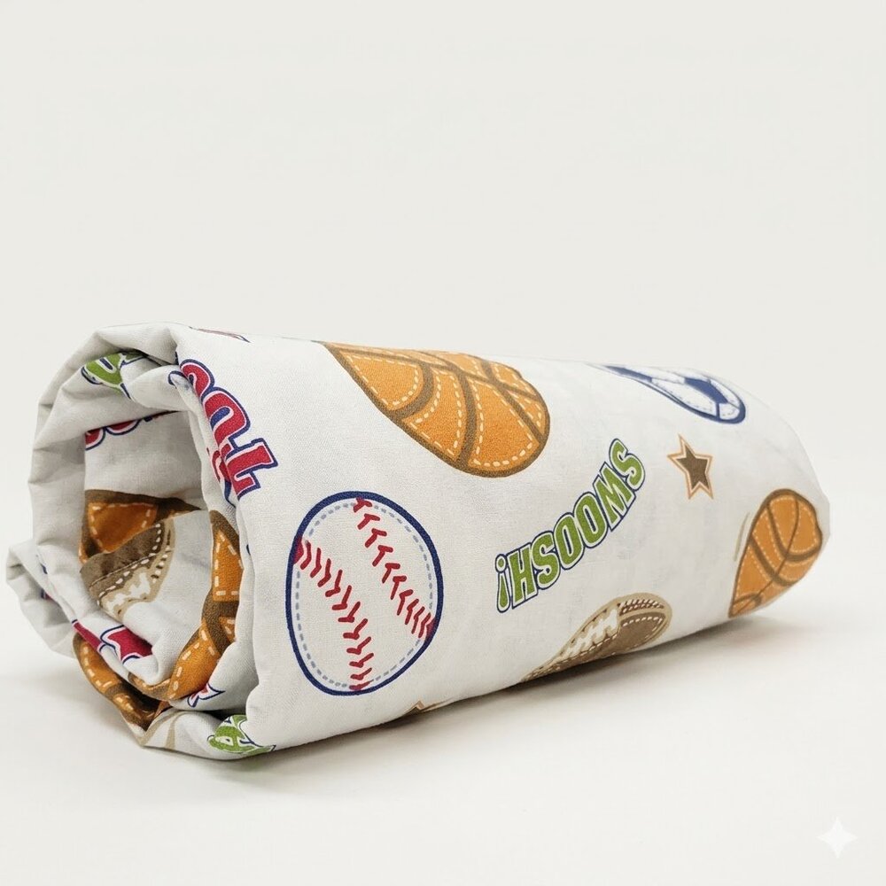 Twin Sports Sheet With Matching Pillowcase